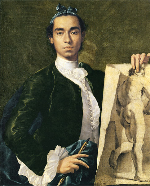 portrait Holding an Academic Study